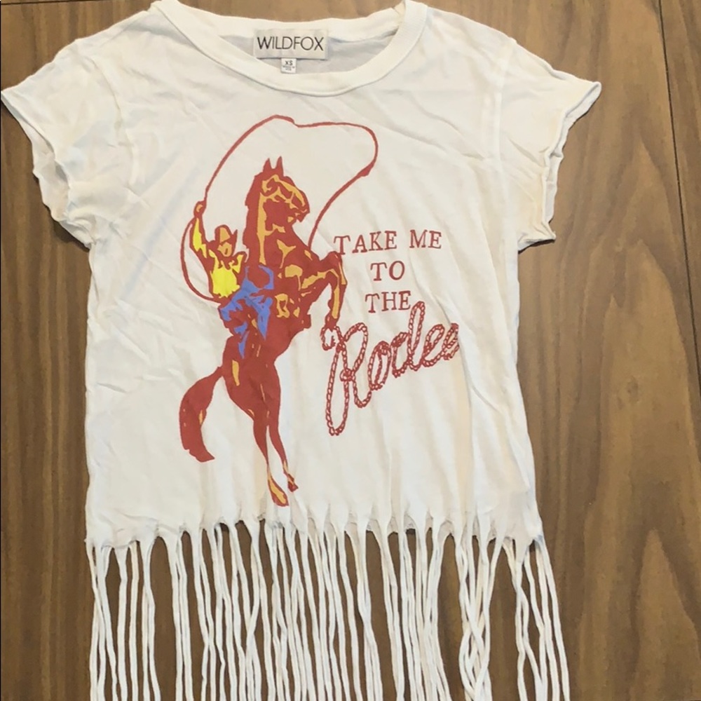 Wildfox fringe tank. Xs